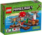 LEGO Minecraft - 21129 - The Mushroom Island, Ophalen of Verzenden, Zo goed als nieuw, Complete set, Lego