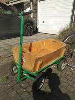 Houten bolderkar puky, Ophalen, Gebruikt