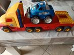 Vrachtwagen met buggy, Ophalen, Gebruikt