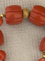 Collier ancien de perles naturelles, Handtassen en Accessoires, Antieke sieraden, Ophalen of Verzenden, Goud, Ketting