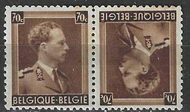 Belgie 1936/1937 - OBP 20KP - Kopstaande - Leopold III (PF), Postzegels en Munten, Postzegels | Europa | België, Koninklijk huis