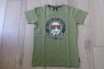 Groene T-shirt Me and my monkey maat 140, Ophalen of Verzenden, Zo goed als nieuw, Jongen, Shirt of Longsleeve