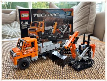 LEGO TECHNIC 42060 – 2EN1 : L’EQUIPE DE REPARATION ROUTIERE beschikbaar voor biedingen