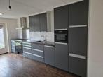 GRIJZE RECHTE KEUKEN 5,13M + APPARATUUR, Huis en Inrichting, Enkelwandige keuken, Ophalen of Verzenden, Zo goed als nieuw, Hout
