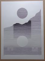 MICHEL SEUPHOR / HEXAGRAMMES YI-KING / ZW-W LITHO / 75x55cm, Antiek en Kunst, Ophalen of Verzenden