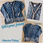 Gilet pour femme-bleu et gris--America Today-T.L, Vêtements | Femmes, Vêtements Femmes Autre, Gilet, Porté, Enlèvement ou Envoi