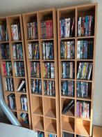 Cd / dvd kastjes. 3 stuks + bijhorende grotere kast hgte 2m., Ophalen, Zo goed als nieuw