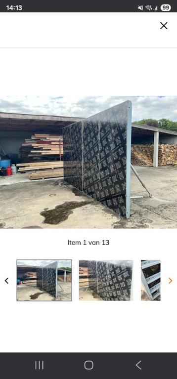 Bekistingspanelen construx, Enlèvement, Comme neuf, Autres matériaux