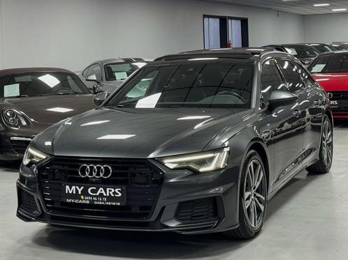 Audi A6 2.0 TDi S-Line Daytona Black Pano Full Options, Auto's, Audi, Bedrijf, Te koop, A6, 360° camera, ABS, Achteruitrijcamera