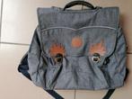 Kipling Iniko boekentas/rugzak Jeans Grey *Perfecte staat*, Handtassen en Accessoires, Tassen | Schooltassen, Ophalen of Verzenden