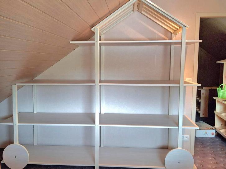 Mooi groot houten rek voor alle doeleinden spotprijs 95€, Huis en Inrichting, Kasten | Stellingkasten, Zo goed als nieuw, Ophalen
