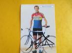 wielerkaart 1992 team panasonic maurizio fondriest signe, Verzenden, Zo goed als nieuw