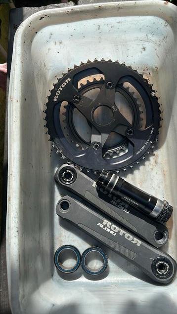 Pédalier Rotor Aldhu Road Axle, Enlèvement ou Envoi, Comme neuf