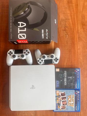 PS4 + headset + controlers, Enlèvement ou Envoi, Comme neuf, 500 GB