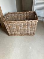 rieten mand -groot, Ophalen, Gebruikt, Mand, Rechthoekig
