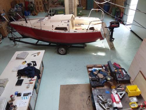 SWIFT18 trailerbaar kajuitzeiljacht, Watersport en Boten, Kajuitzeilboten en Zeiljachten, Gebruikt, Tour-wedstrijdjacht, Polyester