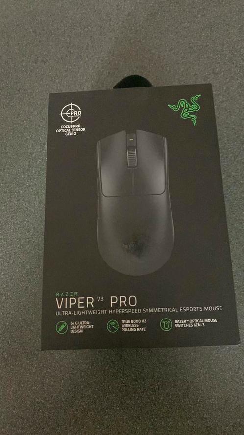 Razer Viper V3 Pro - game muis superlicht- nieuwstaat, Computers en Software, Muizen, Rechtshandig, Ophalen of Verzenden