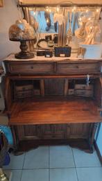 Prachtige oud Engelse mahonie bureau, Huis en Inrichting, Gebruikt, Classic engels, Ophalen