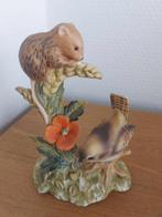 Vintage beeldje eekhoorn/vogeltje Bisquit zie objecten, Enlèvement