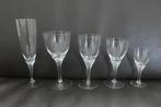vintage glazenservies 10 stuks voor 5 verschillende dranken, Overige typen, Zo goed als nieuw, Ophalen