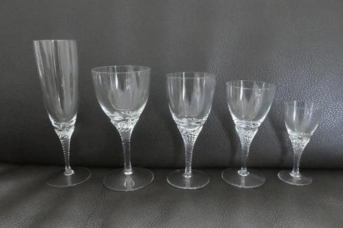 vintage glazenservies 10 stuks voor 5 verschillende dranken, Verzamelen, Glas en Drinkglazen, Zo goed als nieuw, Overige typen