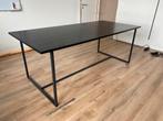 Zwarte bureautafel 200x90, Huis en Inrichting, Tafels | Eettafels, Ophalen, 50 tot 100 cm, Zo goed als nieuw, Vijf personen of meer