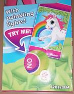 Eenhoorn tapijt met licht 72x120 cm, Enlèvement ou Envoi