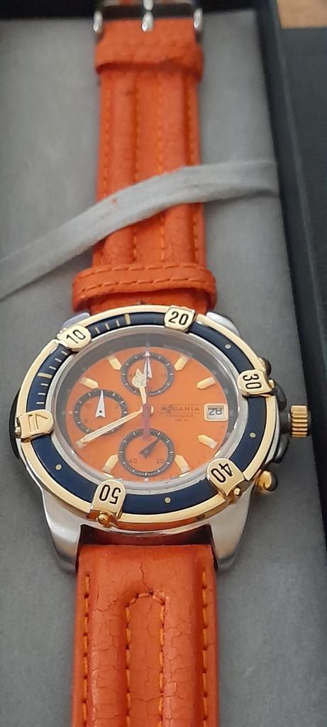 Rodania Water Resist 100M Chrono Quartz horloge, Verzamelen, Overige Verzamelen, Ophalen of Verzenden