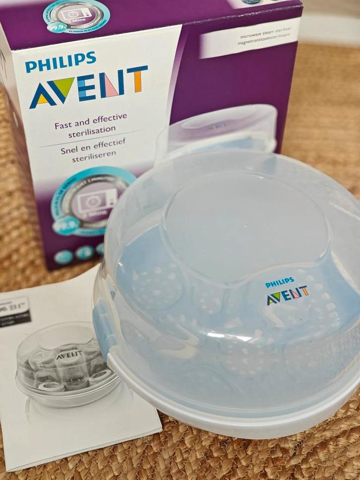 Philips Avent Stoomsterilisator, Kinderen en Baby's, Babyvoeding en Toebehoren, Zo goed als nieuw, Ophalen