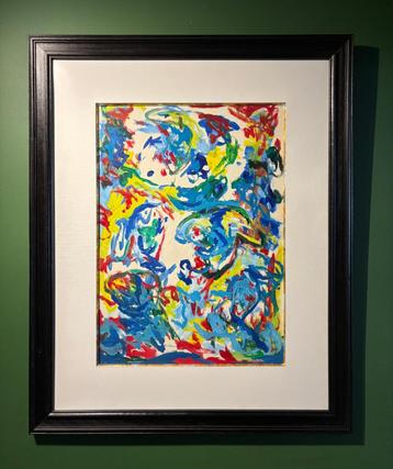 Finn Pedersen - Huile sur papier - CoBrA, Enlèvement