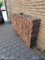 163 klinkers en 9 borduurs gratis afhalen, Tuin en Terras, Ophalen, Gebruikt, Klinkers