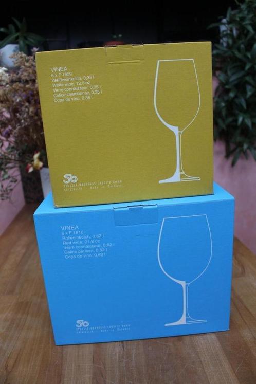 Kristallen wijnglazen Stölze Lausitz (type Vinea), Huis en Inrichting, Keuken | Servies, Nieuw, Glas of Glazen, Overige stijlen