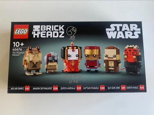 Lego Brickheadz set 40676 The Phantom Menace (gesigneerd), Enfants & Bébés, Jouets | Duplo & Lego, Neuf, Lego, Ensemble complet