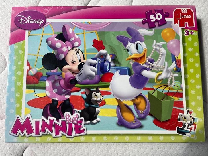 Puzzle Disney Minnie - 50 pcs - 3+, Kinderen en Baby's, Speelgoed | Kinderpuzzels, Zo goed als nieuw, 2 tot 4 jaar, 10 tot 50 stukjes