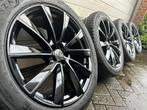 21 " zwarte originele Volvo XC60 XC90 T8 PHEV velgen banden, Auto-onderdelen, Banden en Velgen, Gebruikt, 275 mm, Banden en Velgen