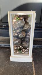 Kerstversiering in houten theelicht, Diversen, Ophalen, Zo goed als nieuw