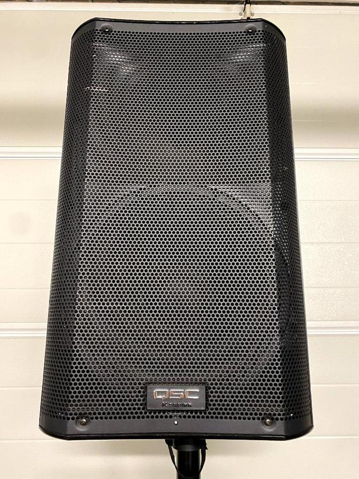 QSC K12 (x2), Muziek en Instrumenten, Versterkers | Keyboard, Monitor en PA, Gebruikt, P.A., 1000 watt of meer, Ophalen
