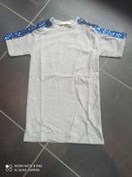 Lewis & Melly grijs kleedje (7-8 jaar) + blauwe t-shirt, Comme neuf, Enlèvement ou Envoi