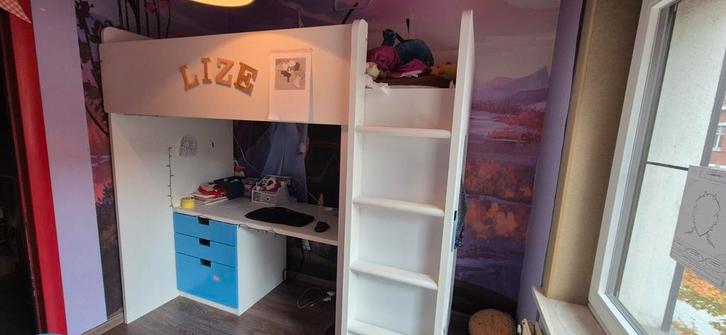 Smastad hoogslaper ikea, Kinderen en Baby's, Kinderkamer | Stapelbedden en Hoogslapers, Gebruikt, Hoogslaper, Ophalen