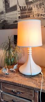 Grote vintage tafellamp keramiek getekend Carlesso, Enlèvement ou Envoi