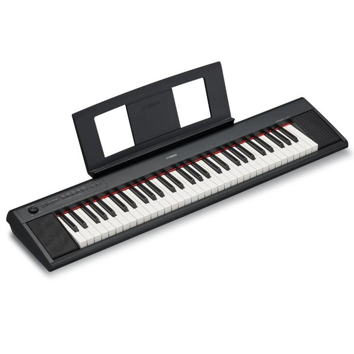Yamaha NP-12 digitale piano + statief, bank en hoofdtelefoon, Muziek en Instrumenten, Keyboards, Nieuw, 61 toetsen, Yamaha, Aanslaggevoelig