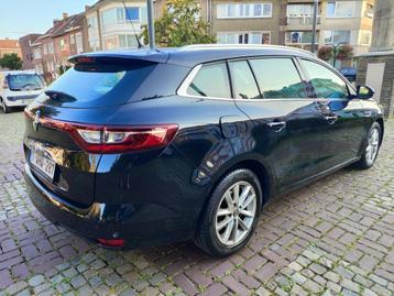 Renault Megane GT Break 1.5 dci automatische auto, Auto's, USB, Leder en Stof, Zwart, Particulier