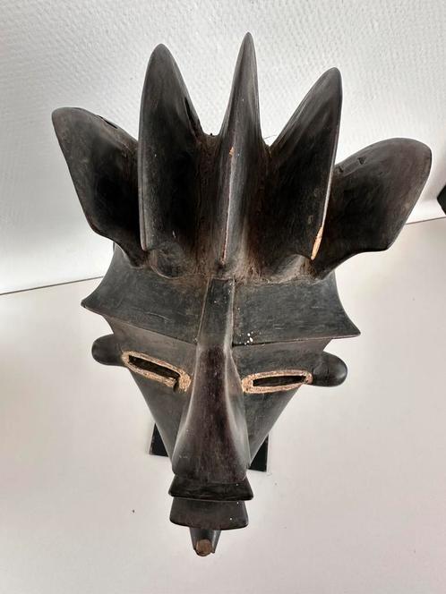 Zeldzaam Lwalwa masker privé collectie Matadi 1940 uniek!, Antiek en Kunst, Kunst | Niet-Westerse kunst, Verzenden