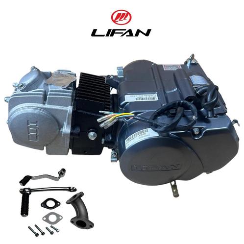 Lifan 125cc motorblok grijs / zilver- Manueel - 4 Versnellin, Fietsen en Brommers, Brommeronderdelen | Algemeen, Nieuw, Blok, Verzenden