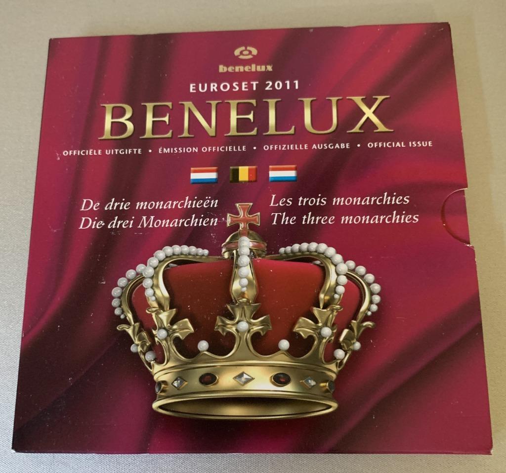 Euroset Benelux 2011 - De drie Monarchieën, Postzegels en Munten, Munten | Europa | Euromunten, Ophalen of Verzenden, Overige landen