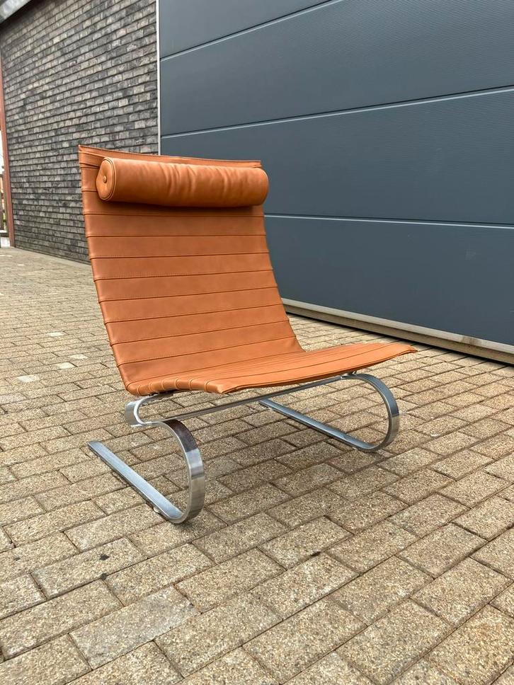 1ère édition Pk20 chair E. Kold Christensen de Poul Kjærholm, Maison & Meubles, Canapés | Repose-pieds & Poufs, Enlèvement ou Envoi