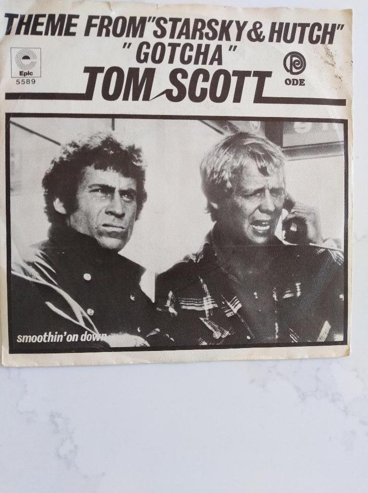 TOM SCOTT: "Gotcha" - Theme from "STARSKY & HUTCH", CD & DVD, Vinyles Singles, Comme neuf, Single, Pop, 7 pouces, Enlèvement ou Envoi