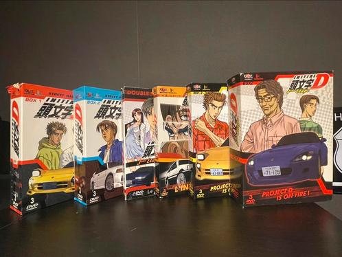 Mangas Initial D 6 coffrets DVD complets, CD & DVD, DVD | Films d'animation & Dessins animés, Utilisé, Anime (japonais), Coffret