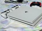 PS4 pro wit met controllers, Games en Spelcomputers, Ophalen, Zo goed als nieuw, Pro