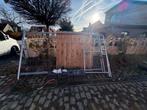 Hek bouwafsluiting, Tuin en Terras, Ophalen, Zo goed als nieuw